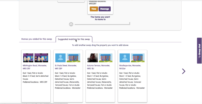 Adding homes to a MultiSwap