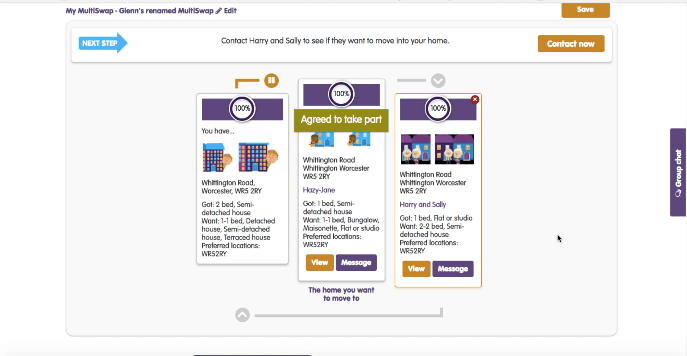 The MultiSwap chain